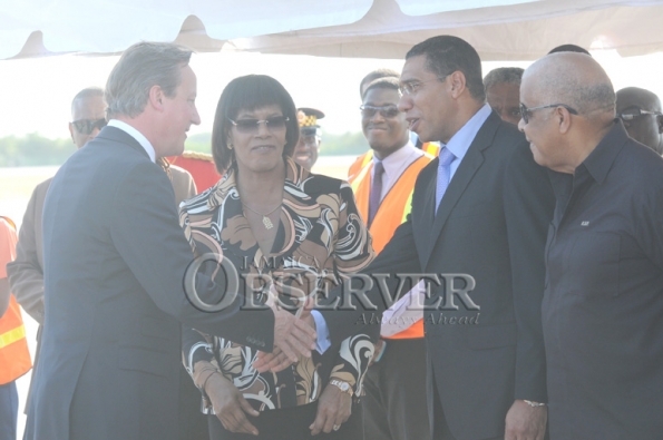 BRITISH PRIME MINISTER ARRIVAL IN JAMAICA21