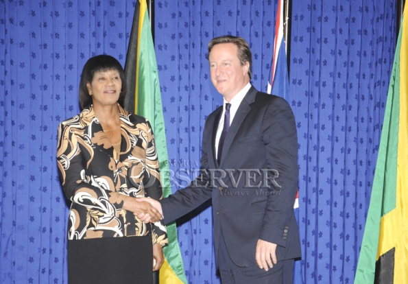 BRITISH PRIME MINISTER AT JAMAICA HOUSE1