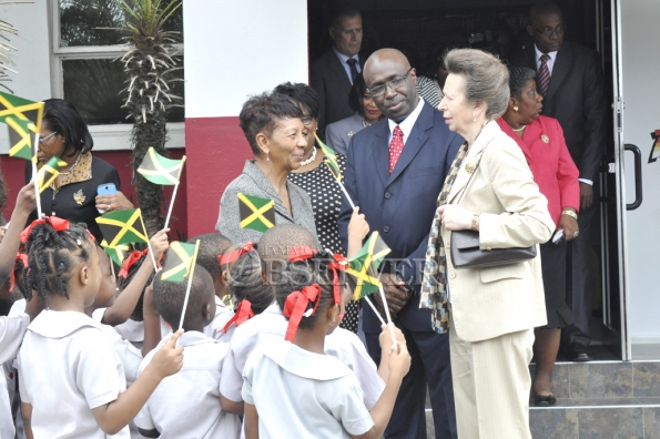 PRINCESS ROYAL PRINCESS ANNE VISIT TO JAMAICA7